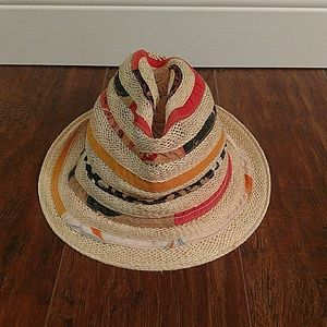 Multi-Colored Fedora Hat